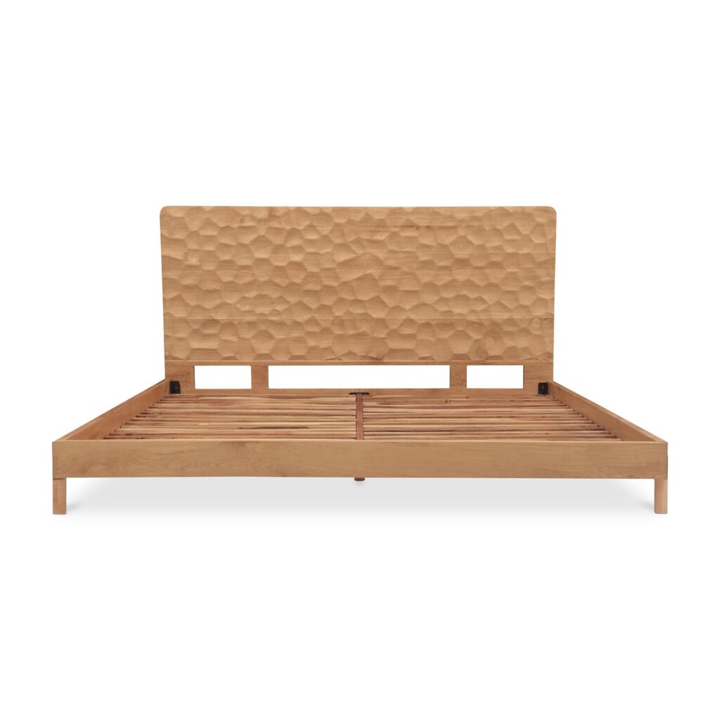 Misaki Queen Bed Natural - Image 2