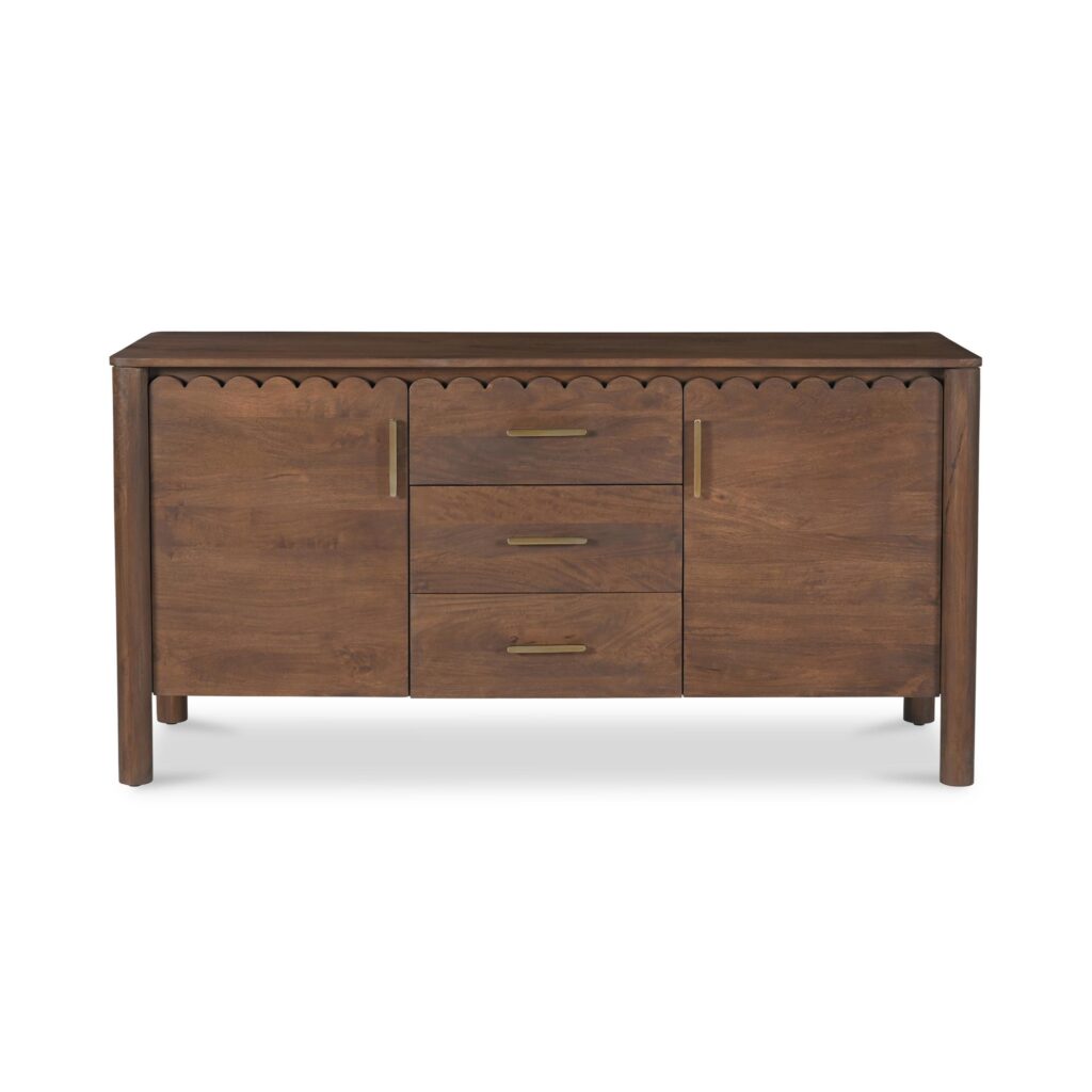Wiley 3 Drawer Sideboard Vintage Brown