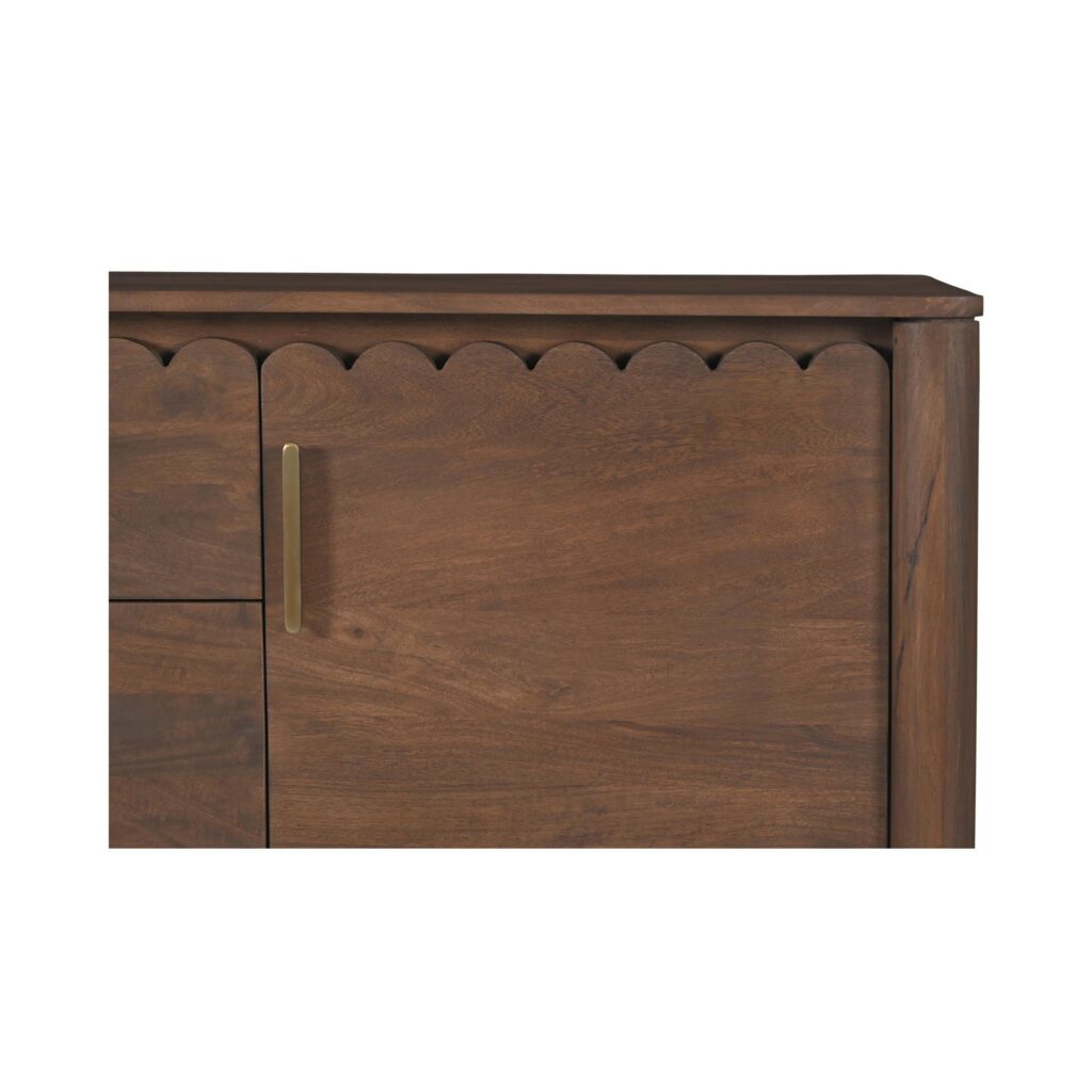 Wiley 3 Drawer Sideboard Vintage Brown - Image 10