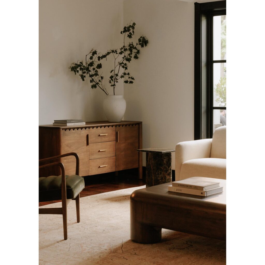 Wiley 3 Drawer Sideboard Vintage Brown - Image 13
