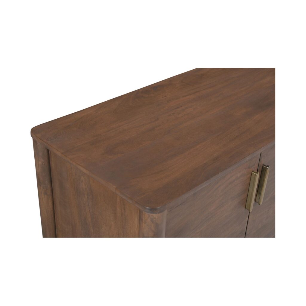 Wiley 4 Door Sideboard Vintage Brown - Image 10
