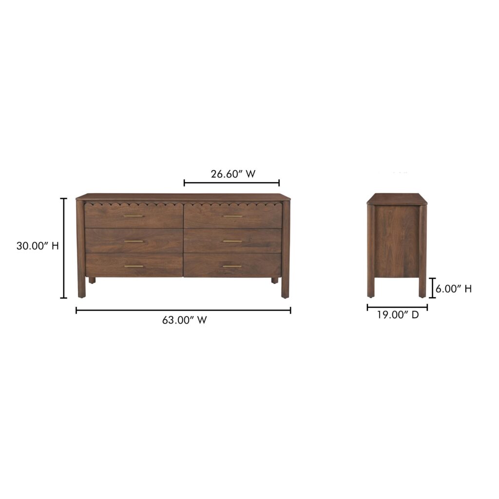 Wiley Dresser Vintage Brown - Image 14