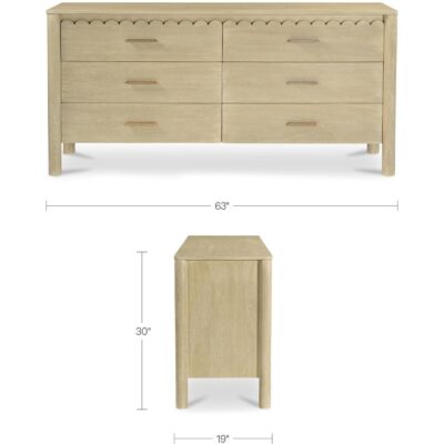 Wiley Dresser Natural GZ-1170-24 GZ 1170 24 70 dim