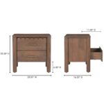 Wiley Nightstand Vintage Brown GZ-1171-03 GZ 1171 03 70