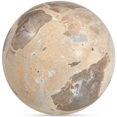 Odessa Sphere Tabletop Accent Tendu Beige Marble