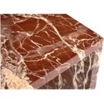 Rosa Accent Table Rosso Levanto Marble GZ-1181-06-0 GZ 1181 06 0 02