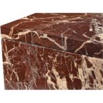 Rosa Accent Table Rosso Levanto Marble GZ-1181-06-0 GZ 1181 06 0 03