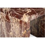 Rosa Accent Table Rosso Levanto Marble GZ-1181-06-0 GZ 1181 06 0 04