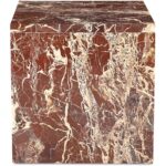 Rosa Accent Table Rosso Levanto Marble GZ-1181-06-0 GZ 1181 06 0 05