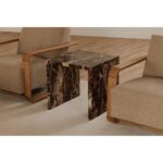 Rosa Accent Table Rosso Levanto Marble GZ-1181-06-0 GZ 1181 06 0 30