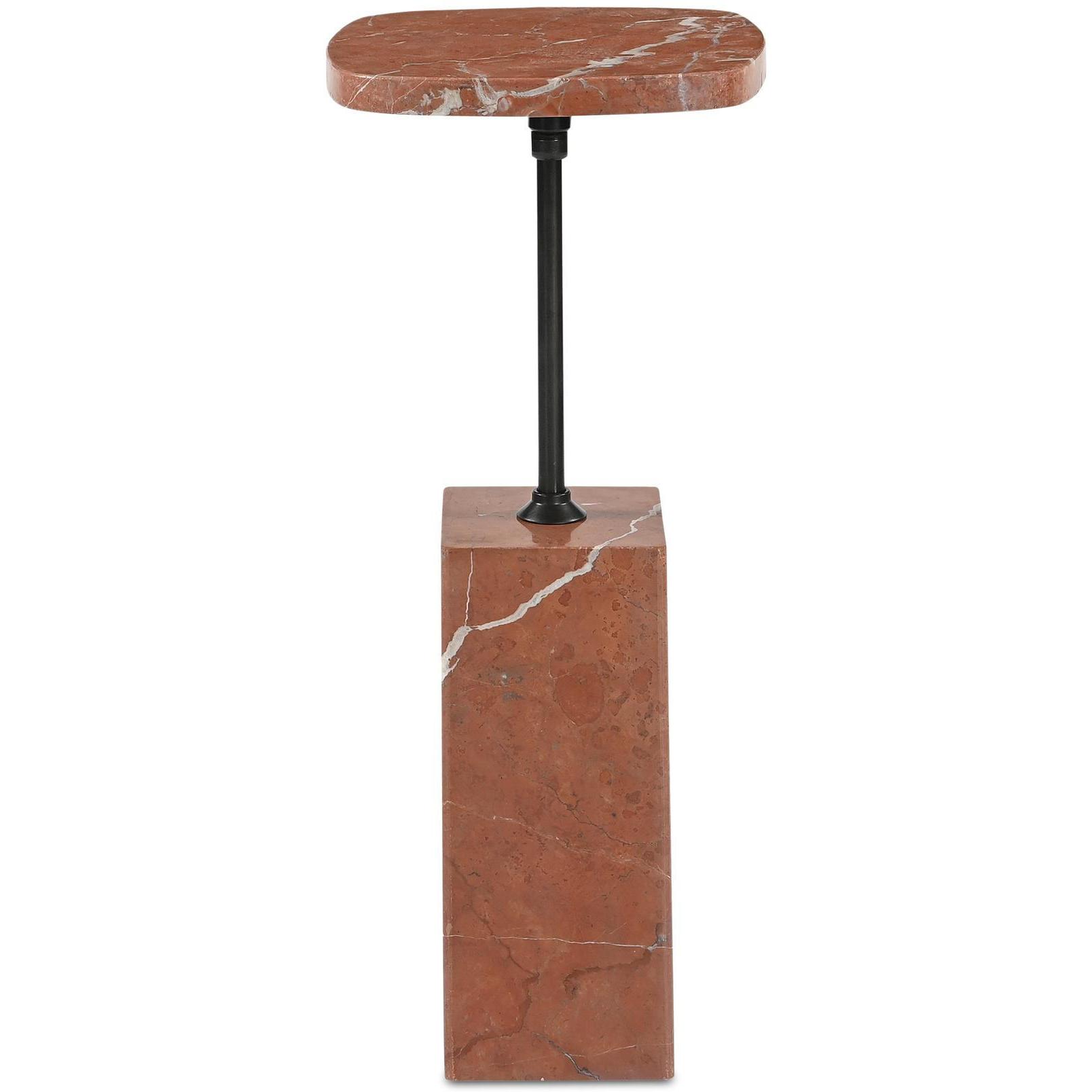 Caro Side Table Rosso Alicante Marble 1 Caro Side Table Rosso Alicante Marble