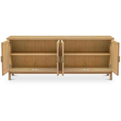 Seymour Sideboard Natural HN-1000-24 HN 1000 24 Seymour front open shadsilo