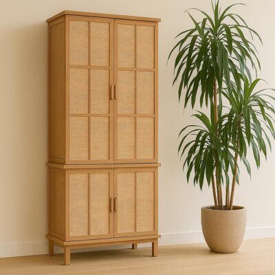 Seymour Tall Cabinet Natural HN-1001-24-0 HN 1001 24 0 10
