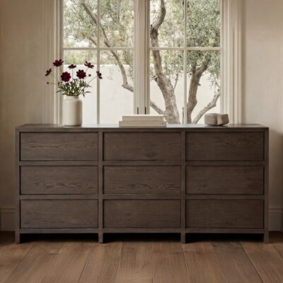 Jenson 9 Drawer Dresser Brown HN-1006-03 HN 1006 03 10