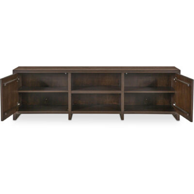 Jenson Media Unit Brown 8 Jenson Media Unit Brown HN-1008-03 HN 1008 03 Jenson front open shadsilo