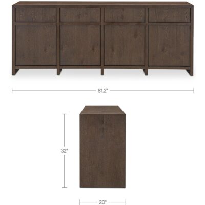 Jenson Sideboard Brown HN-1009-03 HN 1009 03 70 dim