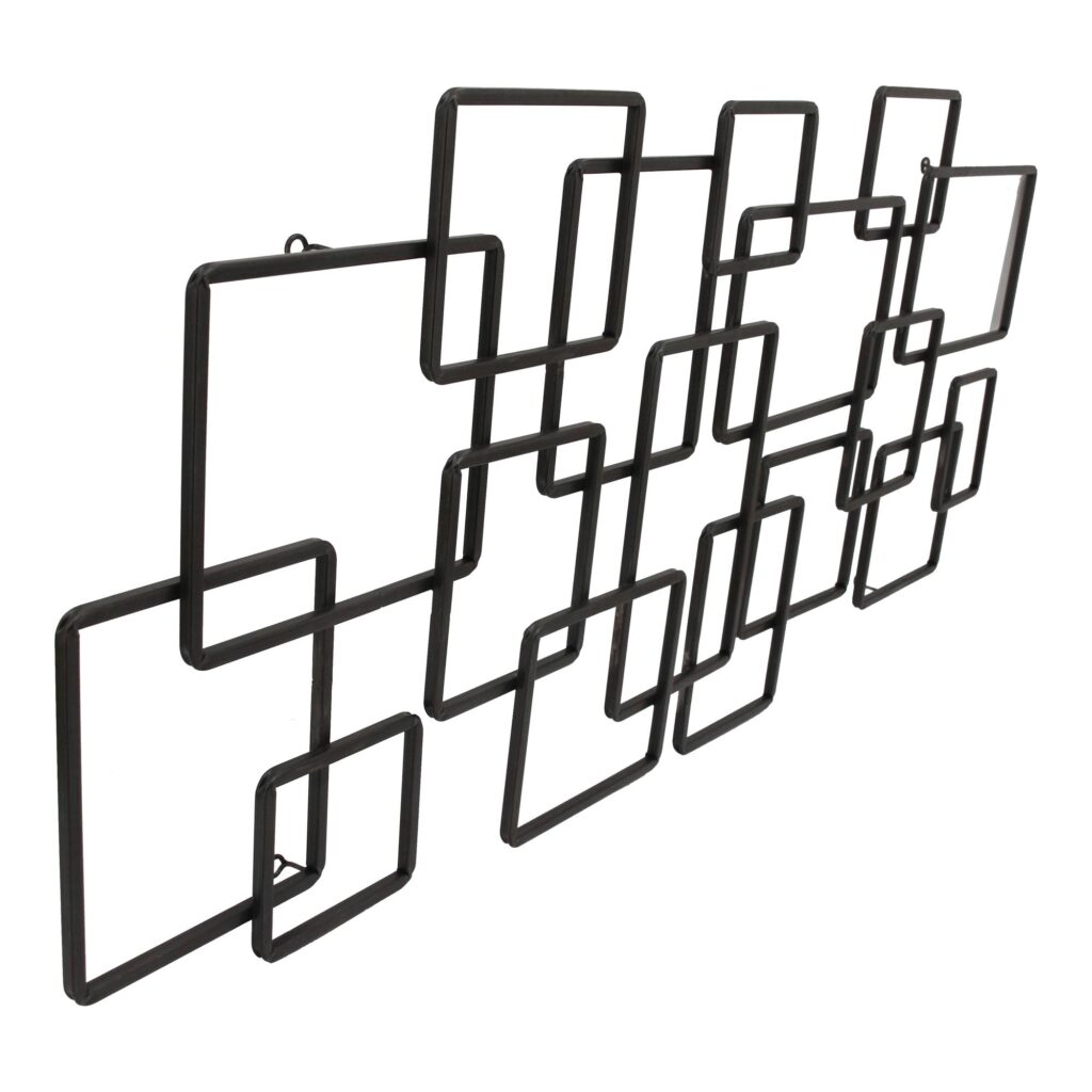 Steel Squares Wall Décor HW-1083-02 HW 1083 02 01