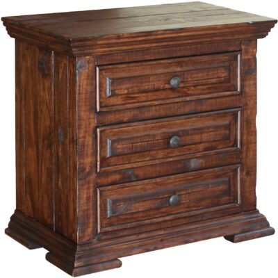 Terra 3 Drawer Nightstand