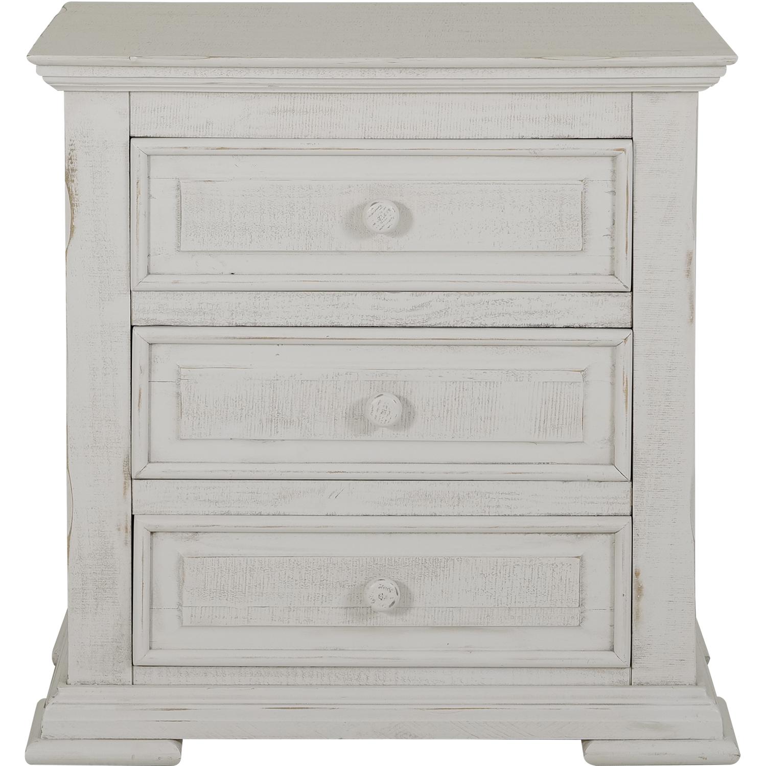 Terra 3 Drawer Nightstand 1 Terra 3 Drawer Nightstand