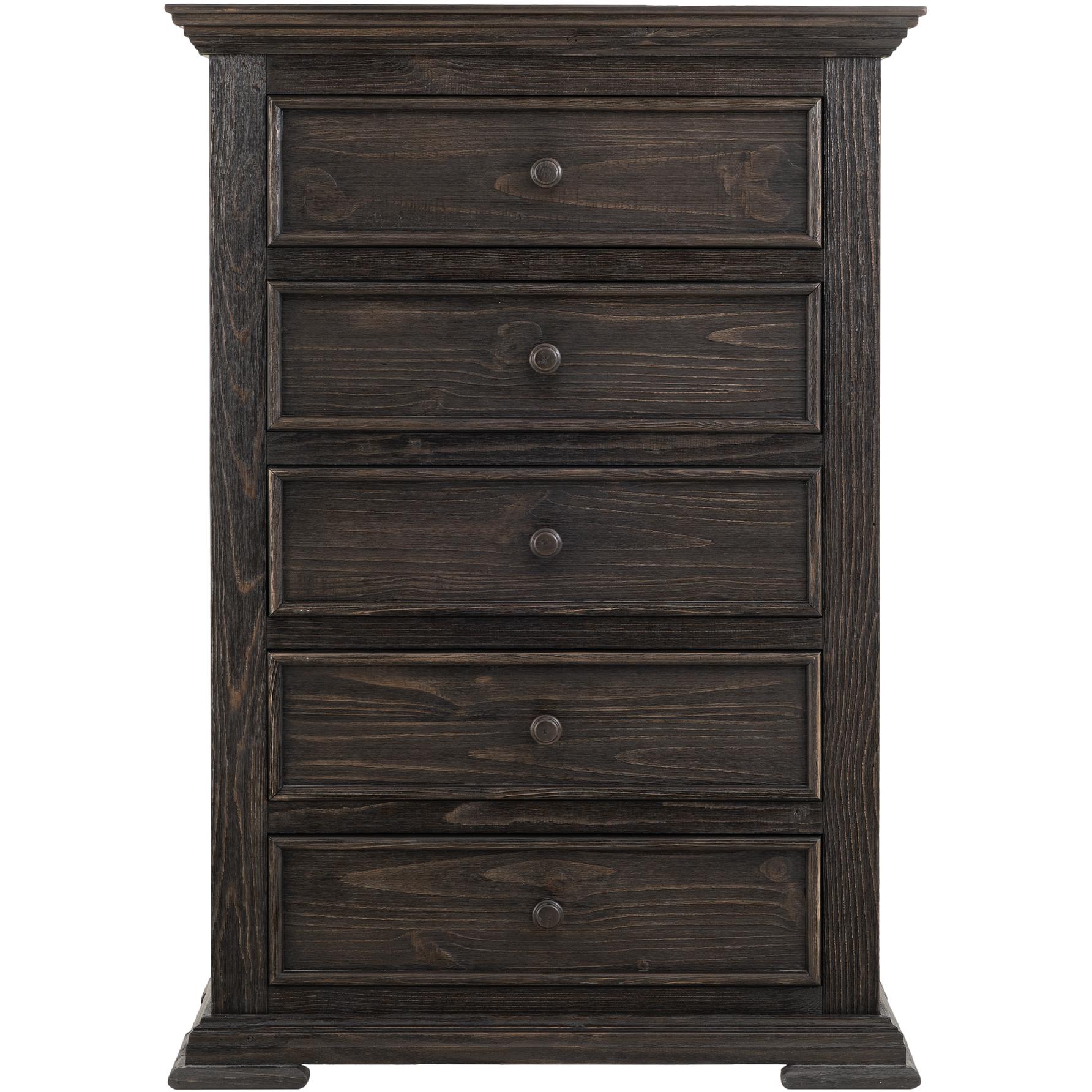 Terra Dark 5 Drawer Chest 1 Terra Dark 5 Drawer Chest