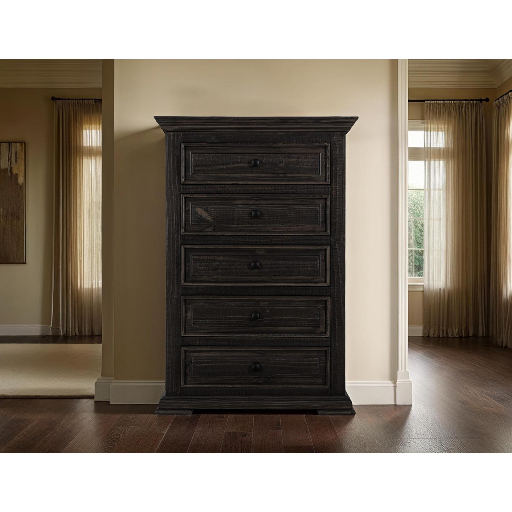 Terra Dark 5 Drawer Chest 4 Terra Dark 5 Drawer Chest - Image 4