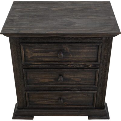 Terra Dark 3 Drawer Nightstand IFD1051NTS IFD1051NTS 04
