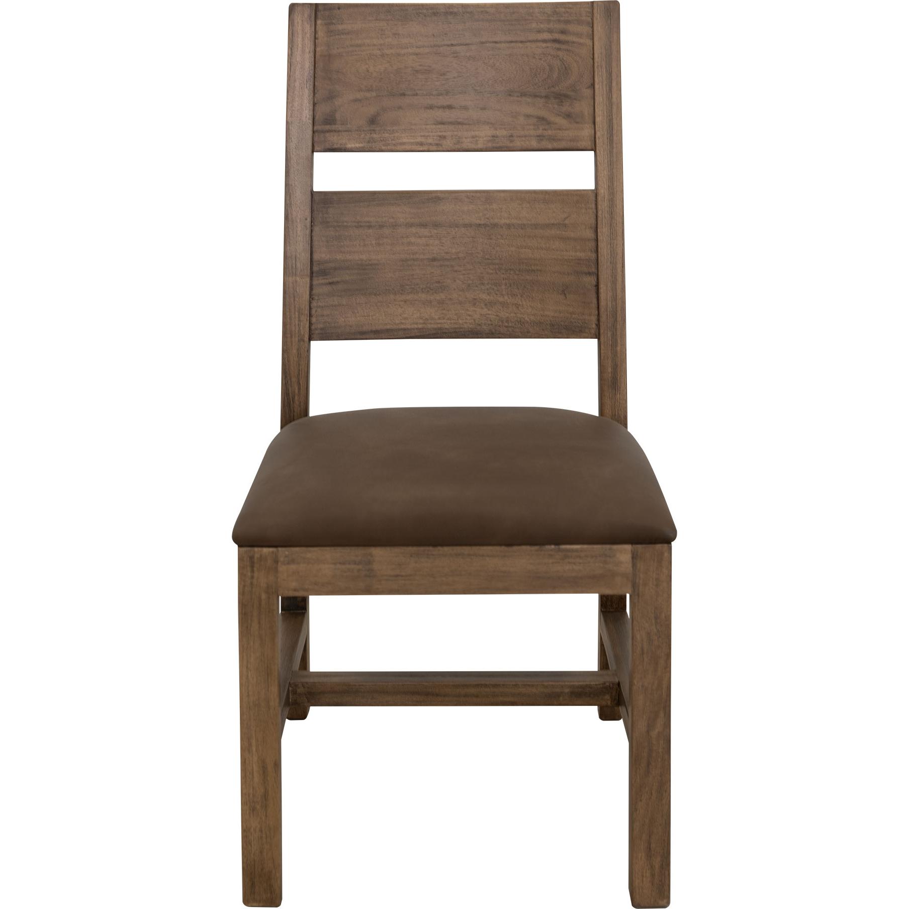 Natural Teca Wooden Chair 2 Natural Teca Wooden Chair - Image 2