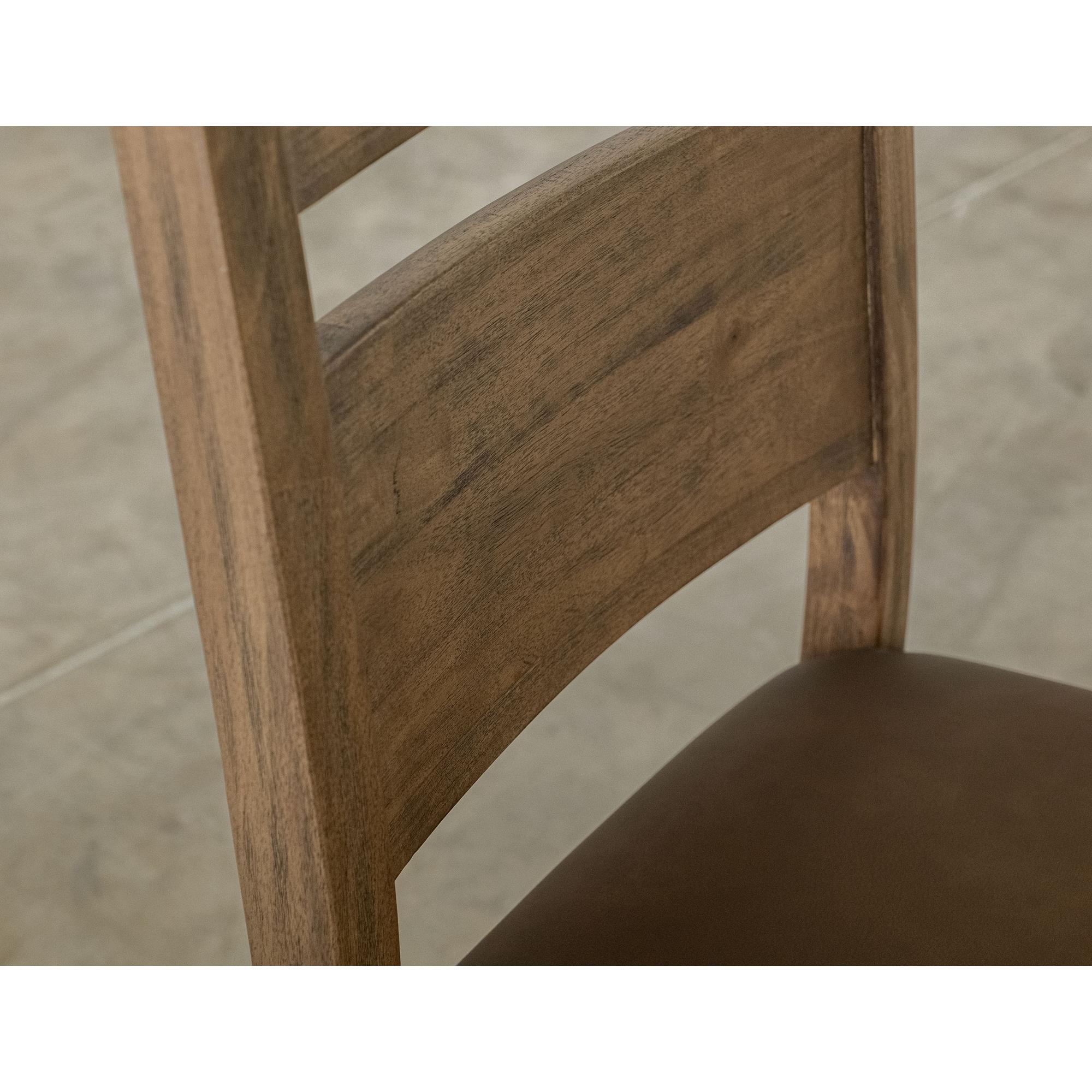 Natural Teca Wooden Chair 5 Natural Teca Wooden Chair - Image 5
