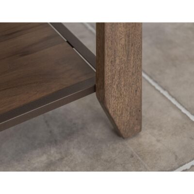 Natural Teca 4 Drawer 1 Shelf Cocktail Table IFD1171CKT IFD1171CKT 05