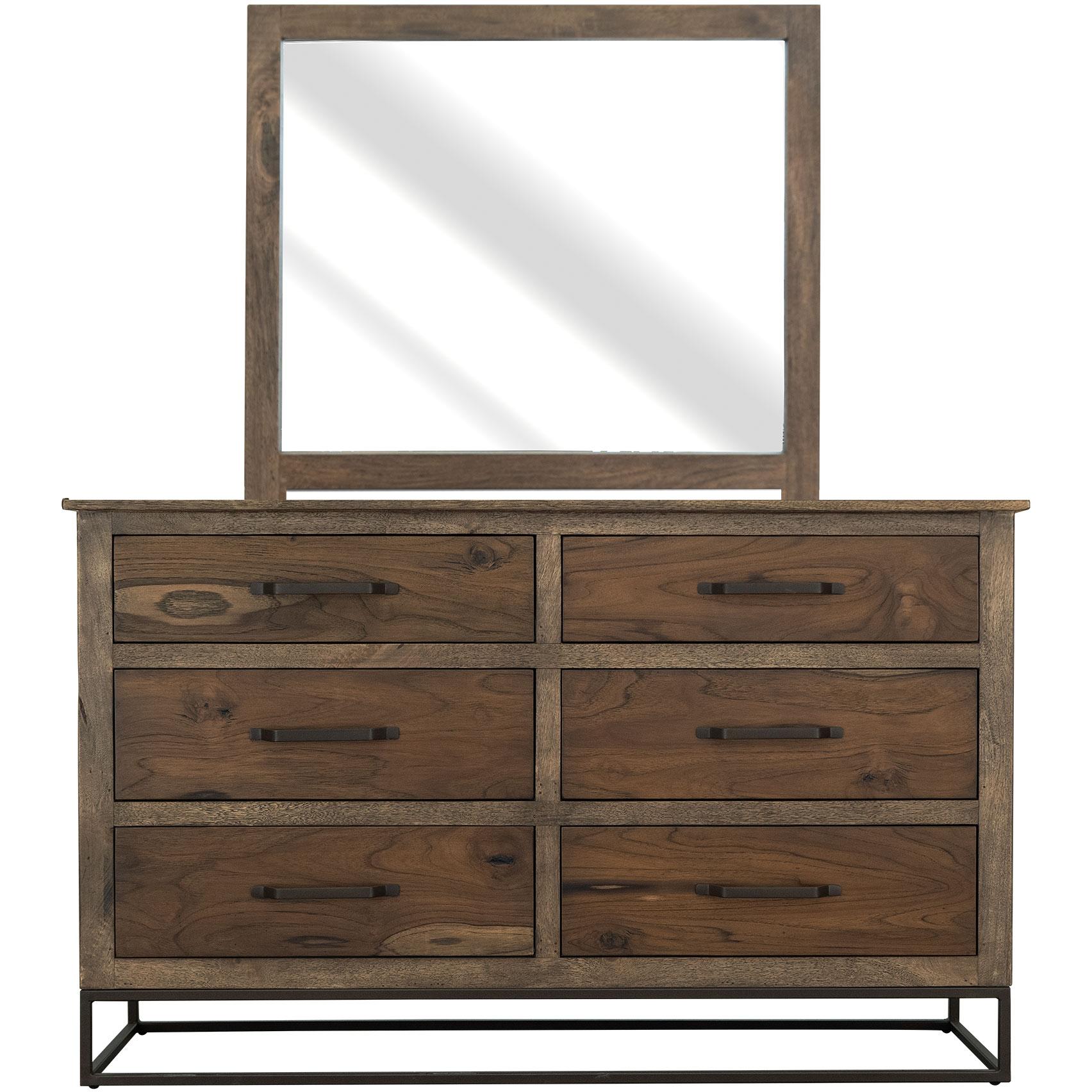 Natural Teca 6 Drawer Dresser 3 Natural Teca 6 Drawer Dresser - Image 3