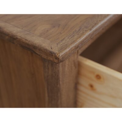 Natural Teca 2 Drawer Nightstand IFD1171NTS IFD1171NTS 04