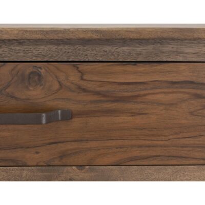 Natural Teca 2 Drawer Nightstand IFD1171NTS IFD1171NTS 07