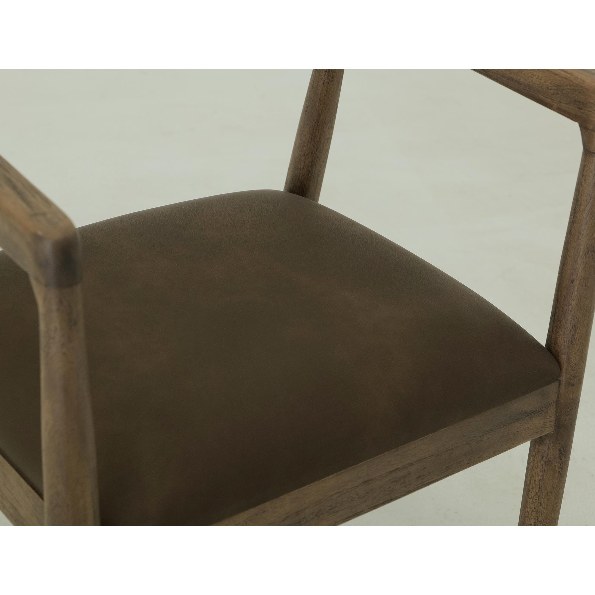 Natural Teca Wooden Chair 8 Natural Teca Wooden Chair - Image 8