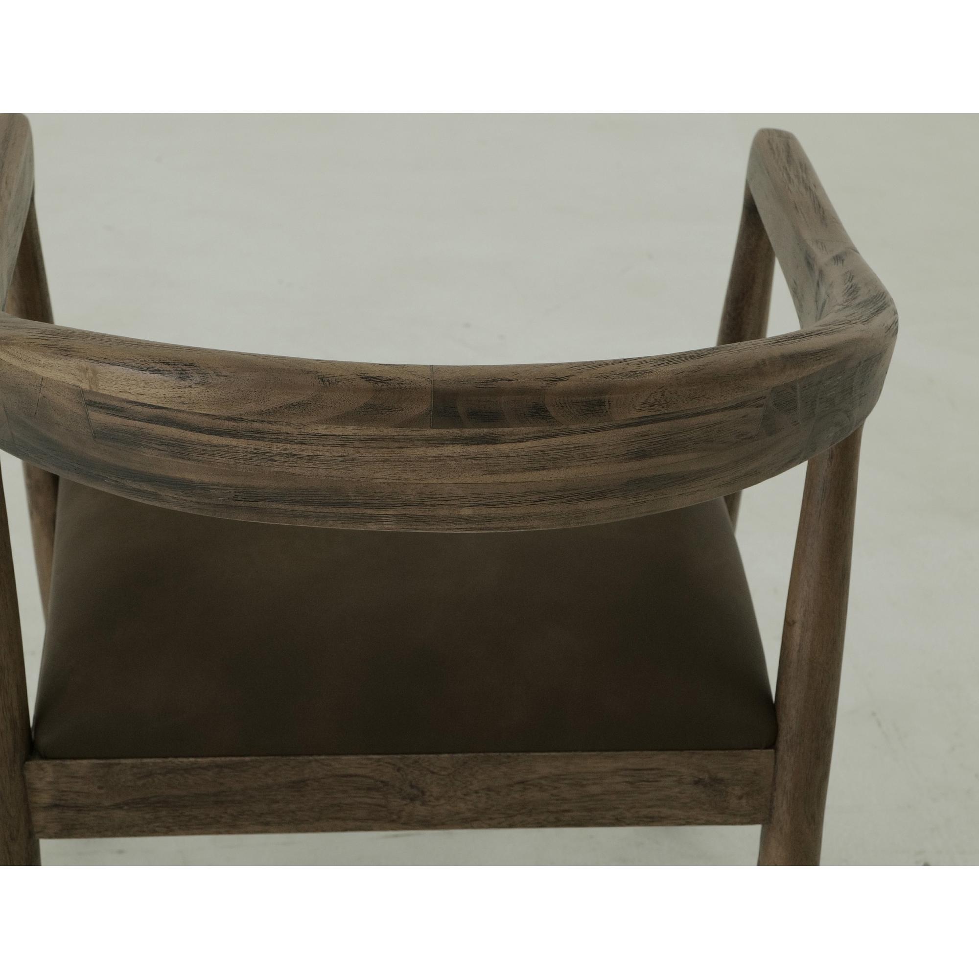 Natural Teca Wooden Chair 9 Natural Teca Wooden Chair - Image 9