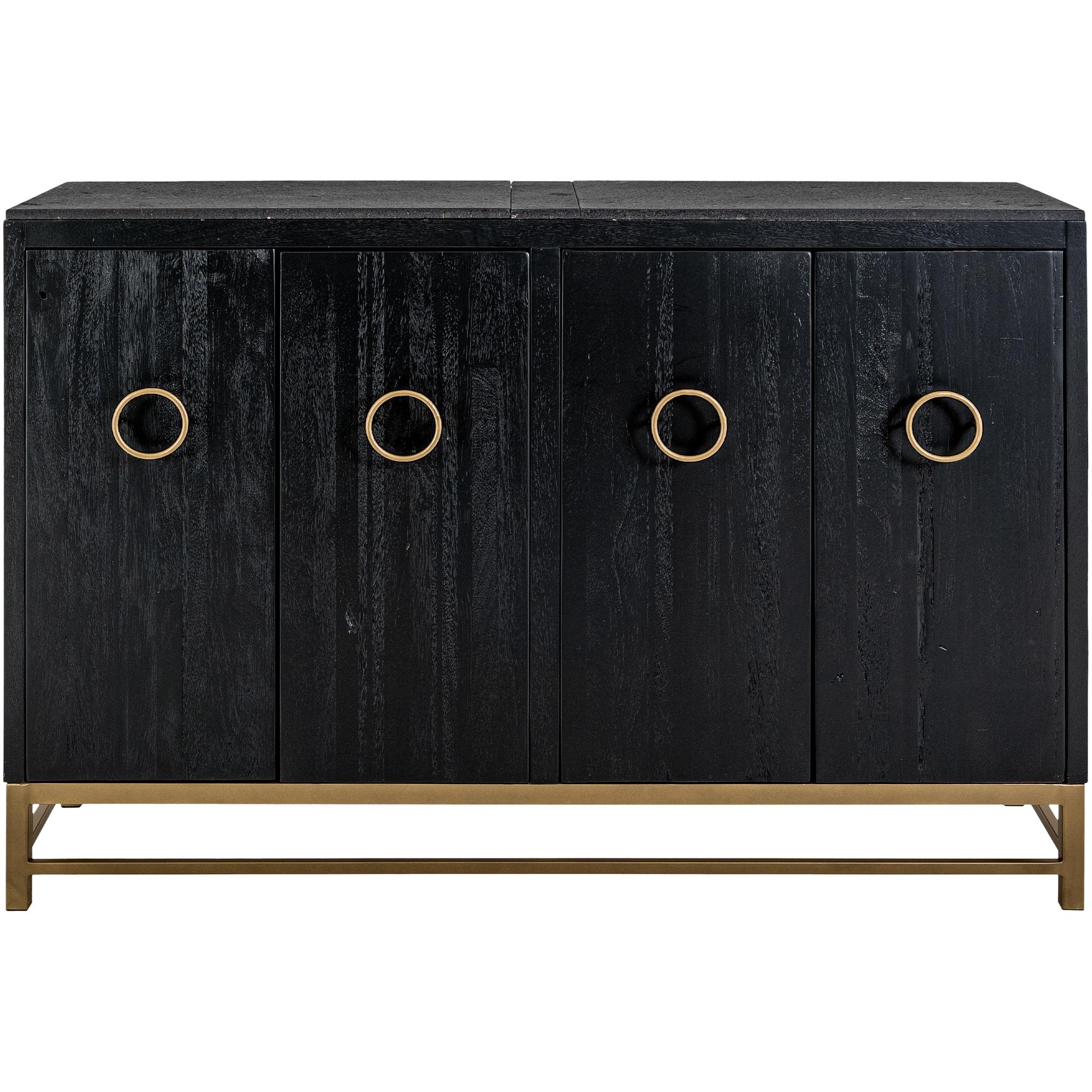 Dark Ebano 4 Door Console 1 Dark Ebano 4 Door Console