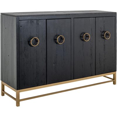 Dark Ebano 4 Door Console 11 Dark Ebano 4 Door Console IFD1261CNS IFD1261CNS 02