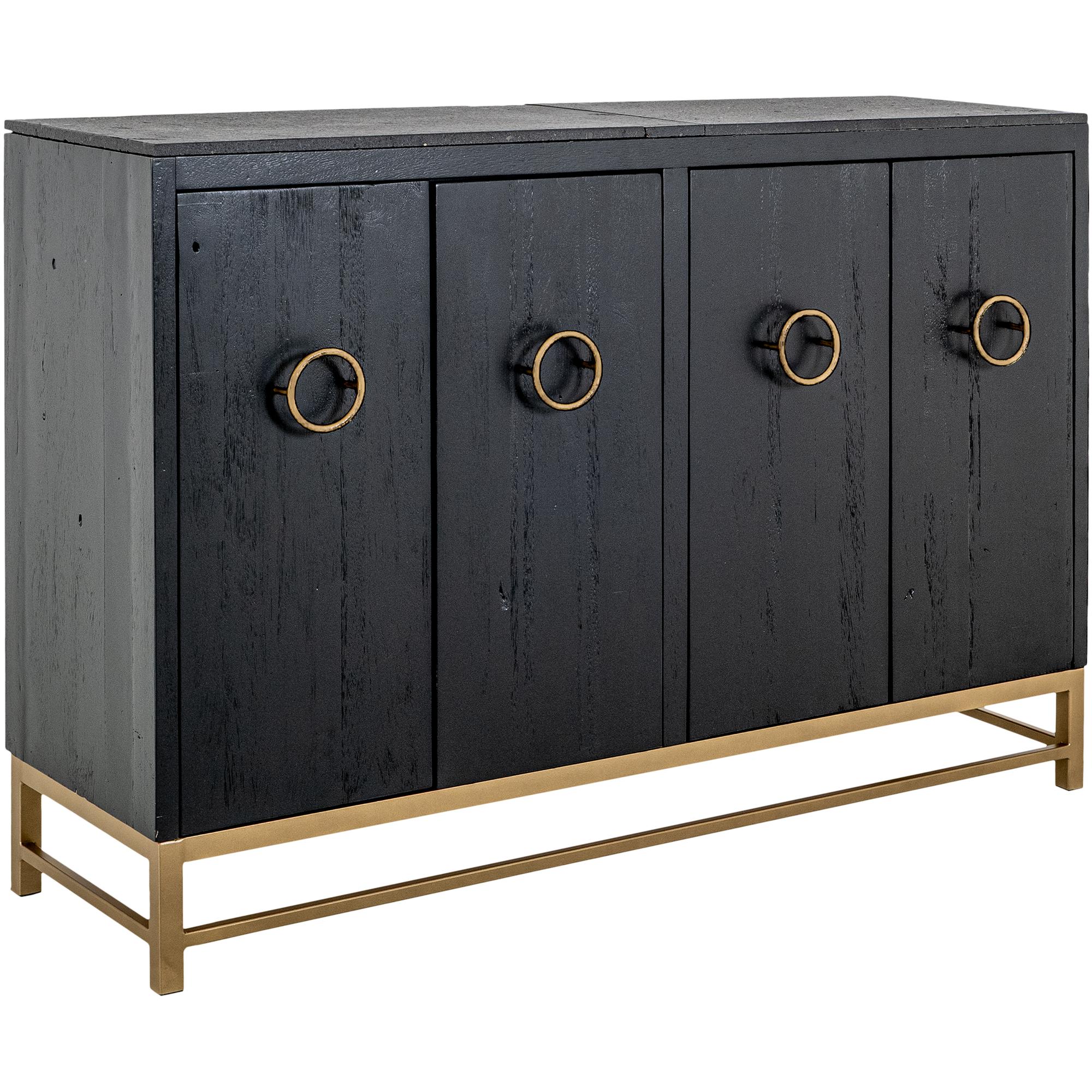 Dark Ebano 4 Door Console 2 Dark Ebano 4 Door Console - Image 2