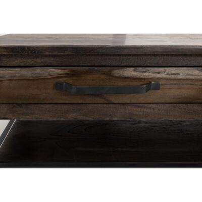 Teak 4 Drawer 1 Shelf Cocktail Table IFD1371CKT IFD1371CKT 06