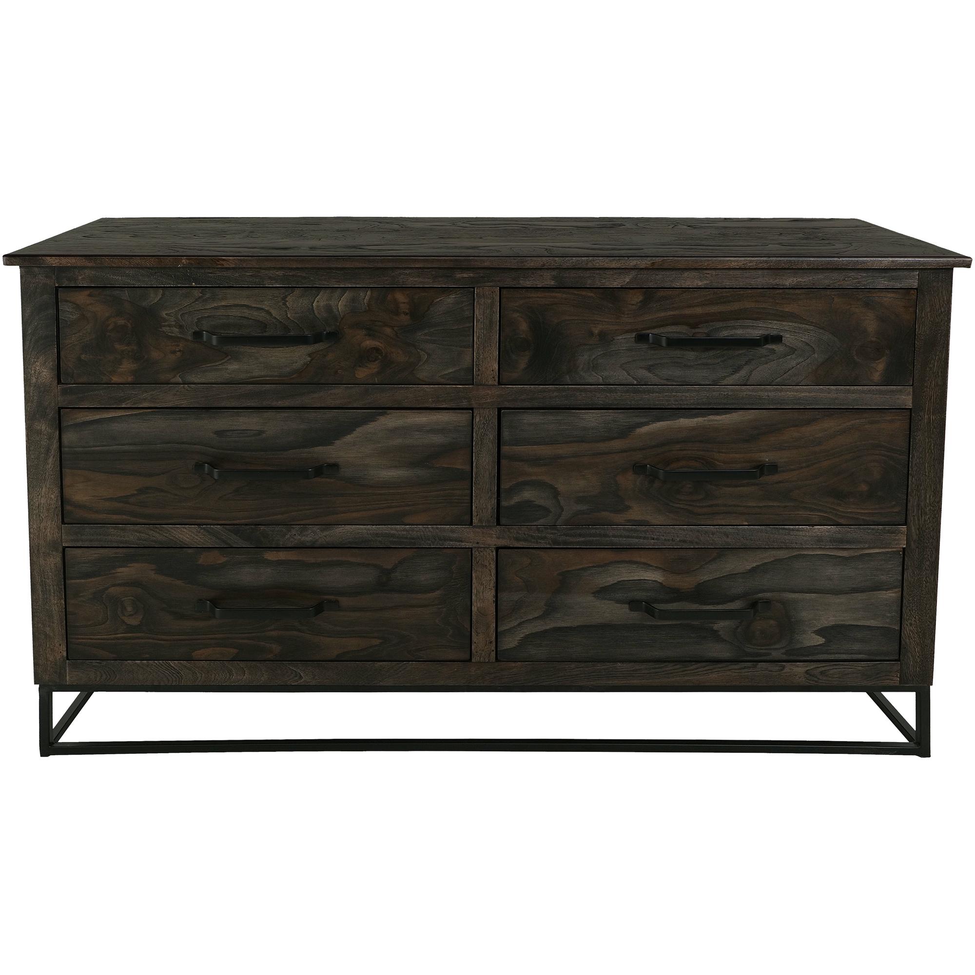 Teak 6 Drawer Dresser IFD1371DSR 2 Teak 6 Drawer Dresser IFD1371DSR - Image 2