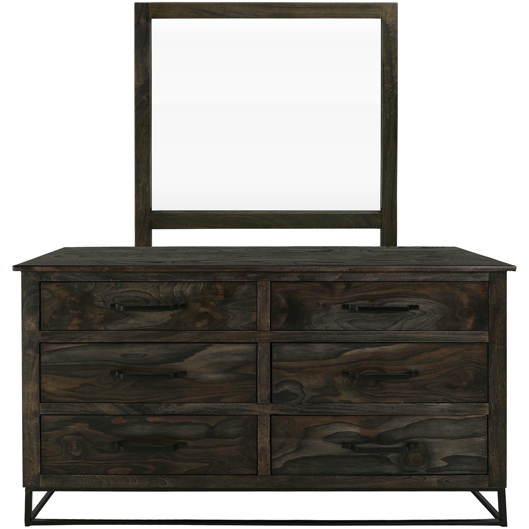 Teak 6 Drawer Dresser IFD1371DSR 4 Teak 6 Drawer Dresser IFD1371DSR - Image 4