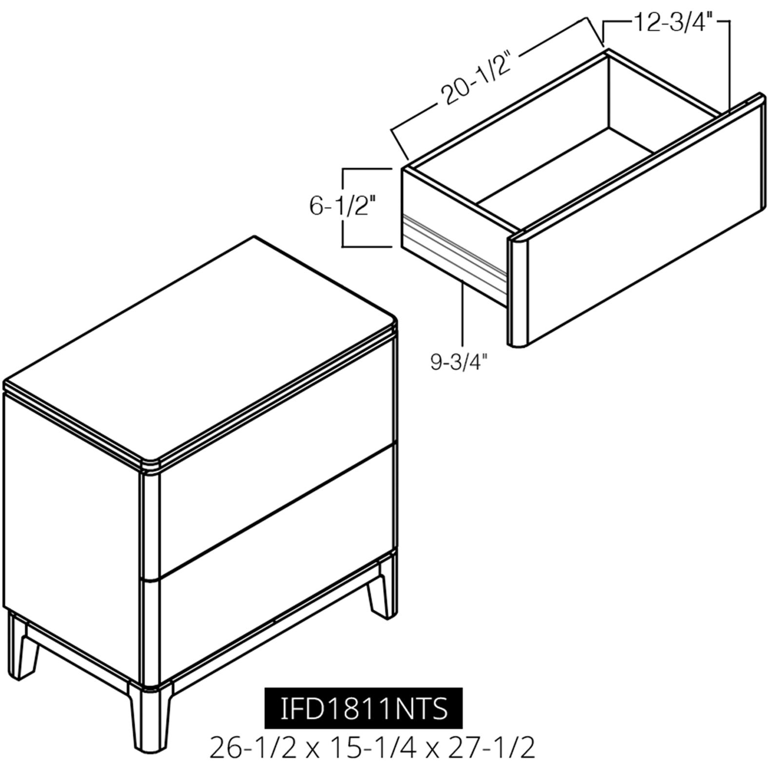Santa Rosa 2 Drawer Nightstand 11 Santa Rosa 2 Drawer Nightstand - Image 11