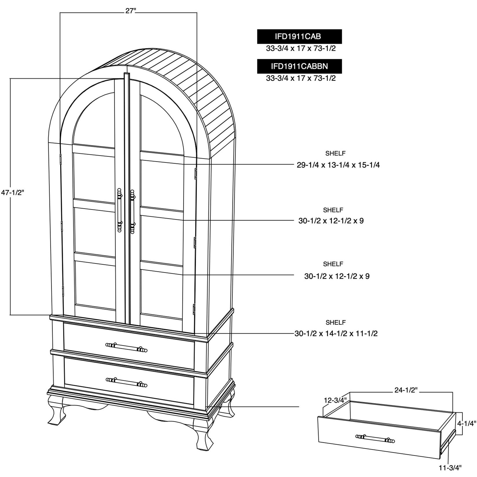 Arlette 2 Drawer 2 Door Cabinet 6 Arlette 2 Drawer 2 Door Cabinet - Image 6