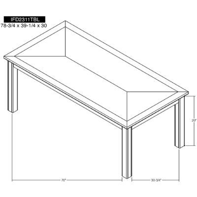 Novus Lodge Table IFD2311TBL IFD2311TBL 06