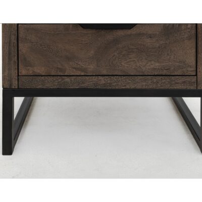 Dark Mita 2 Drawer End Table IFD2741END IFD2741END 04