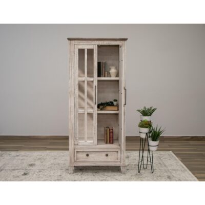 Sahara 1 Drawer 2 Glass Doors Cabinet IFD2951CAB IFD2951CAB 03