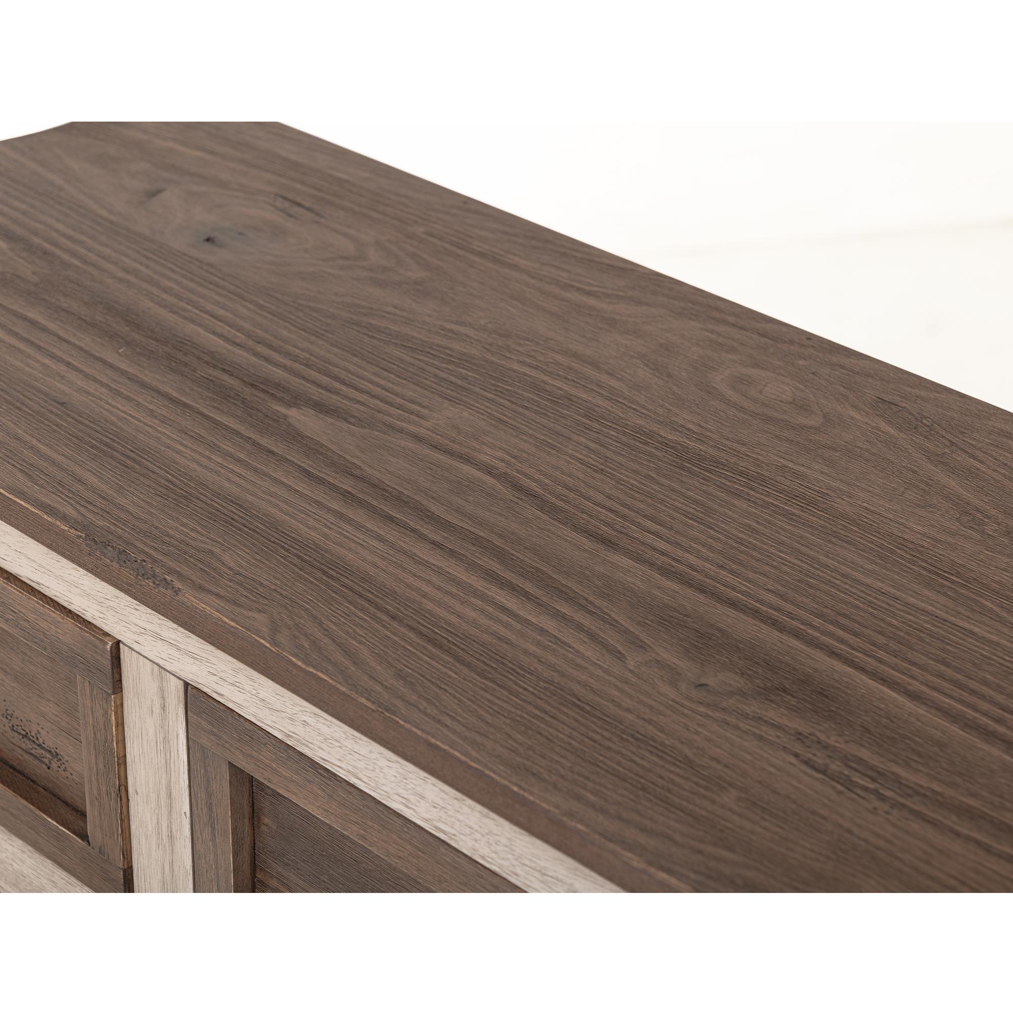 Sahara 3 Drawer 4 Glass Door Console 7 Sahara 3 Drawer 4 Glass Door Console - Image 7