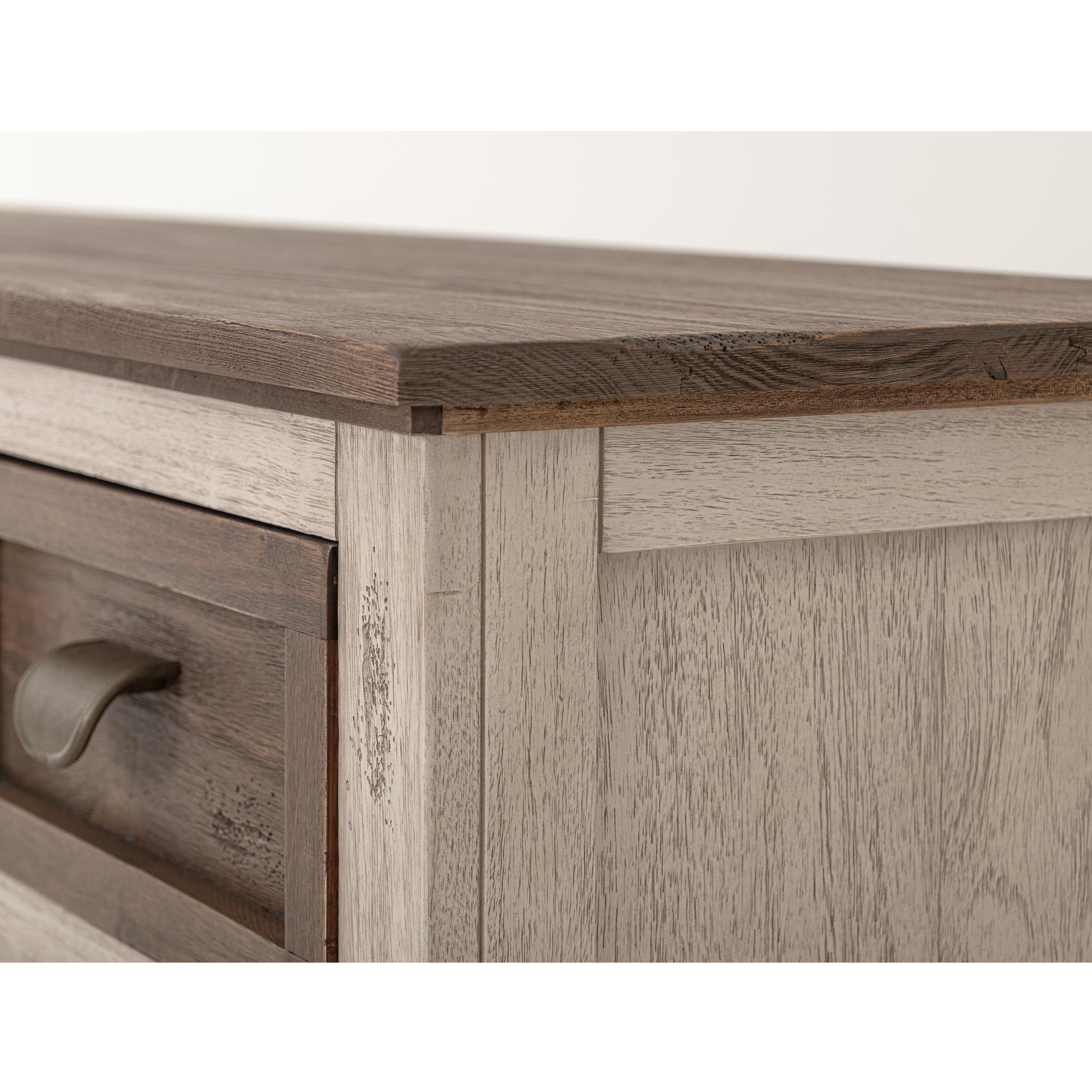 Sahara 3 Drawer 4 Glass Door Console 8 Sahara 3 Drawer 4 Glass Door Console - Image 8