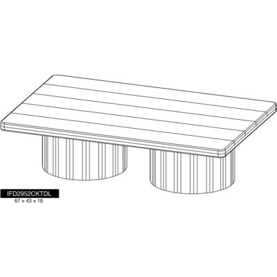 Sahara Deluxe Cocktail Table IFD2952CKTDL IFD2952CKTDL 06