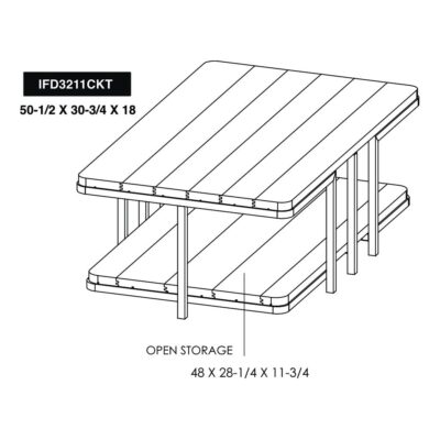 Onix Metal Base Cocktail Table IFD3211CKT IFD3211CKT 05
