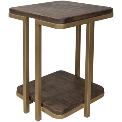 Onix Metal Base Chairside Table